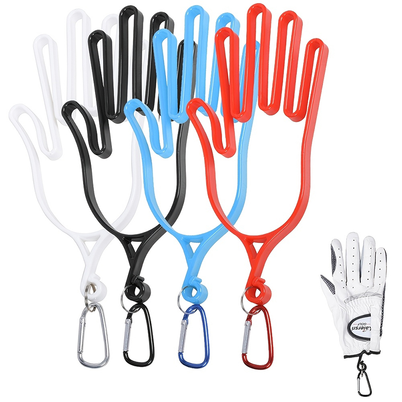 Golf Gloves - 카라비너가있는 2Pcs 골프 장갑 홀더 골퍼를위한