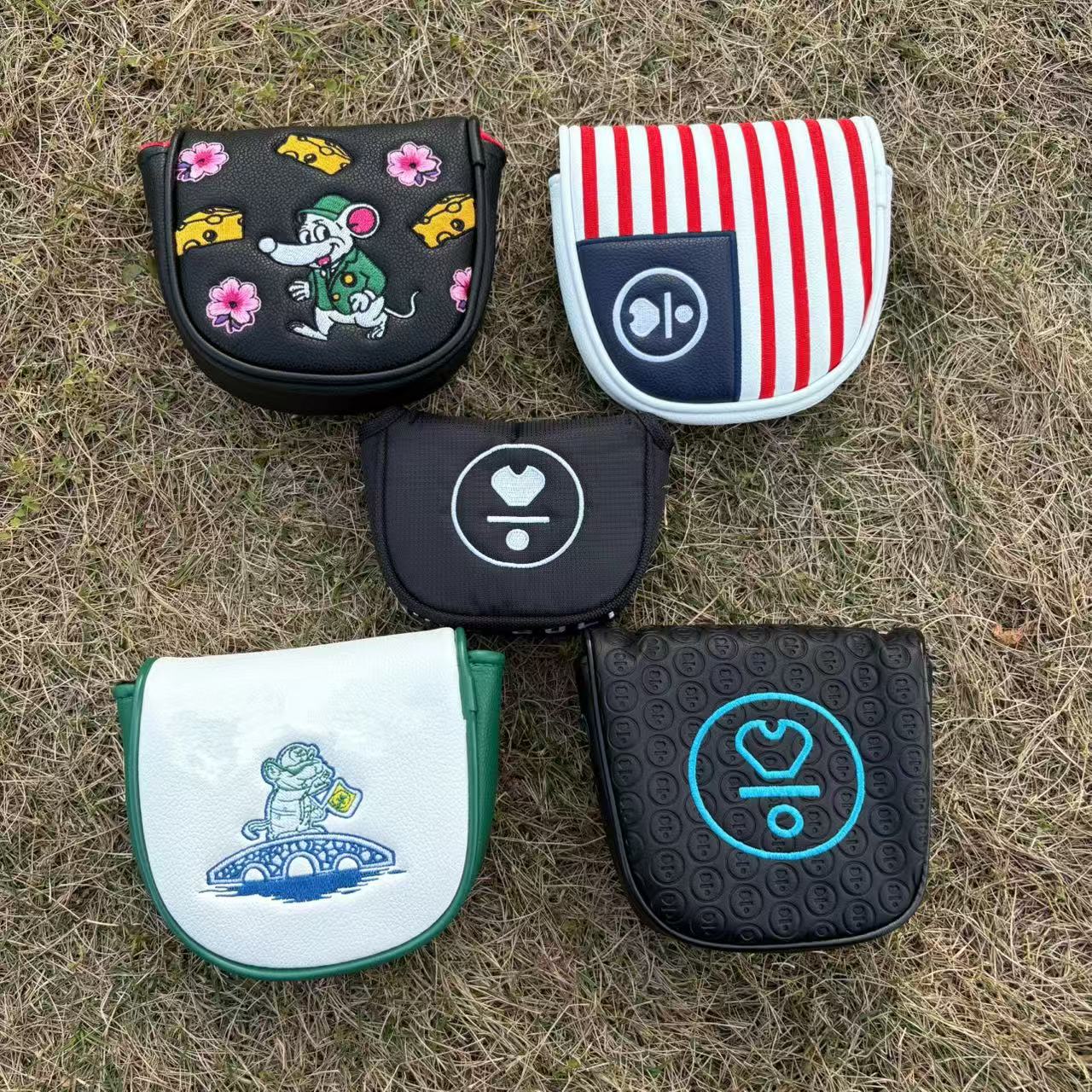 Golf Putter - Vermilion Bird 골프 퍼터 헤드커버, 두꺼운