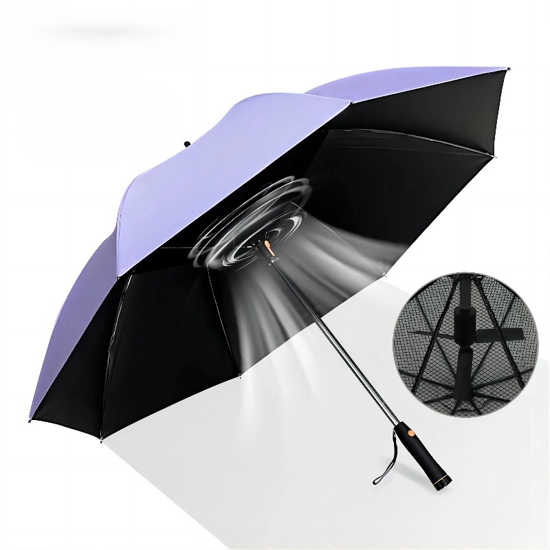 Golf Umbrella Large - 강화형 긴 손잡이 우산 전기 팬